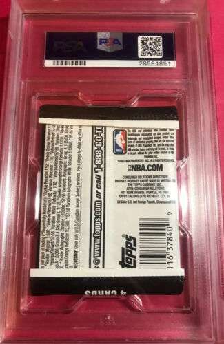 2007 Topps Chrome Kevin Durant RC Sealed Pack With Durant PSA 10 POP 1/1 REF? Buy Online 