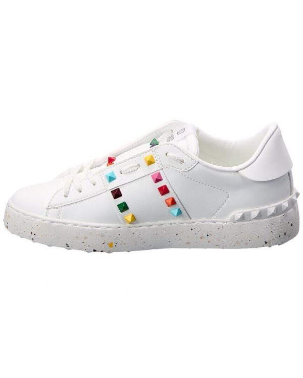 Valentino Rockstud Untitled For A Change Leather Sneaker Women's Buy Online 