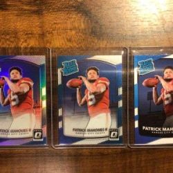 Patrick Mahomes 2017 Optic Holo Silver, Optic & Donruss 3 Card Rookie RC Lot. Buy Online 