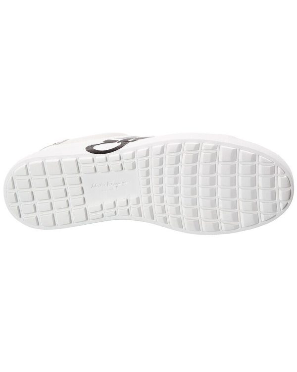Salvatore Ferragamo Number Leather Sneaker Women's White 7 C Buy Online 