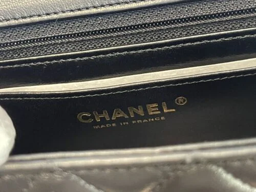 BNIB Chanel Rectangular Mini Flap Bag in Lambskin and Light Gold Hardware Buy Online 