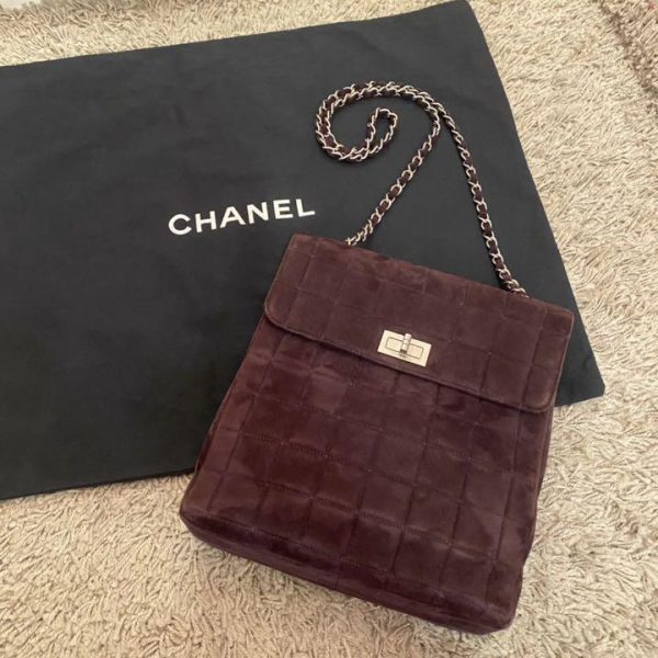 CHANEL #164 Chocolate Bar Quilting Shoulder Bags Buy Online 