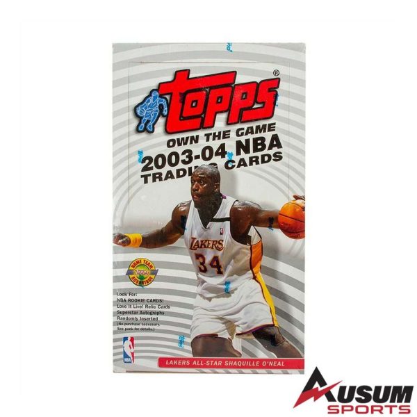 2003-04 NBA Topps Basketball Jumbo Sealed Trading Card 12-Pack Hobby Box Buy Online 