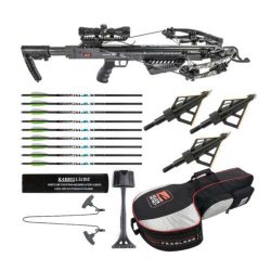 Killer Instinct Burner 415 FPS Crossbow Package (Gray Camo) Essentials Bundle Buy Online 