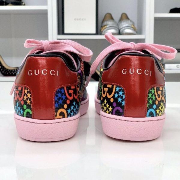 Women 5.0Us Gucci Psychedelic Ace Gg Star Sneaker Multi Colored Buy Online 