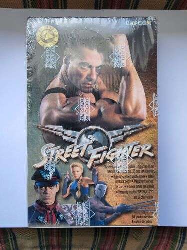 Upper Deck Street Fighter the Movie Trading Card Booster Box Factory Sealed Buy Online 