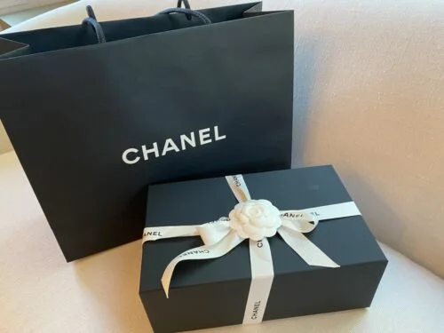 Limited Chanel 22A black lamb skin Chanel Vanity Case Bag With Chain FULL  SET Buy Online 