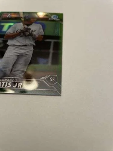 Fernando Tatis Jr #10/99 GREEN Chrome Refractor 2016 Bowman Baseball Prospect RC Buy Online 