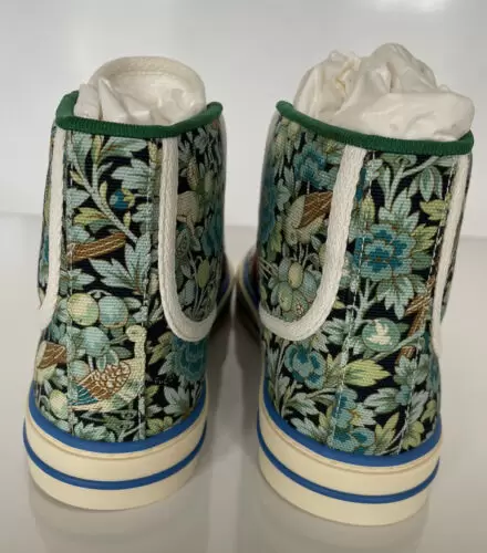 NIB Gucci Floral Love Affair Tennis 77 High-top Sneakers 6.5 US (36.5 Eu) 627838 Buy Online 