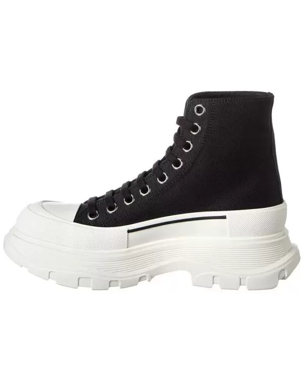 Alexander Mcqueen Tread Slick Canvas High-Top Sneaker Women's Buy Online 