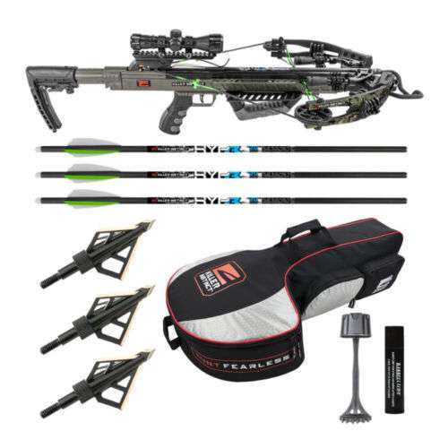 Killer Instinct Boss 405 FPS Crossbow Package with Backpack Case and Broadheads Buy Online 