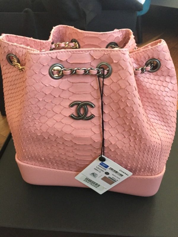 CHANEL Gabrielle Python Leather Backpack *New* w/ tags,camellia,shopping bag Buy Online 
