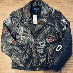 Polo Ralph Lauren Motorcycle Jacket Double Riders Size L Buy Online 