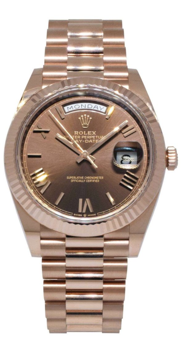 NEW Rolex Day-Date 40 18k Everose Gold  Mens Watch Box/Papers  '21 228235 Buy Online 