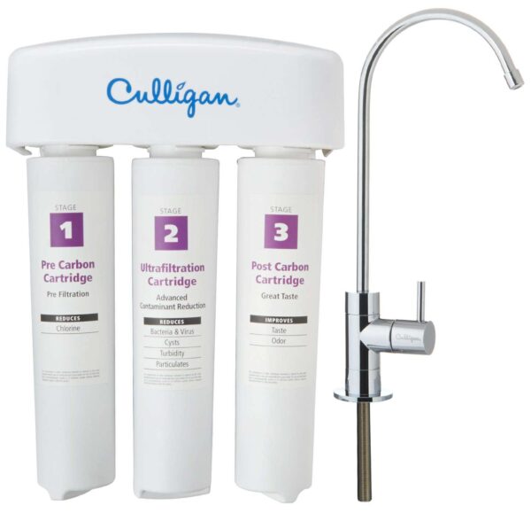 Culligan Drinking Water System 3 Stage UltraFiltration Faucet UnderSink Cartridge Buy Online 