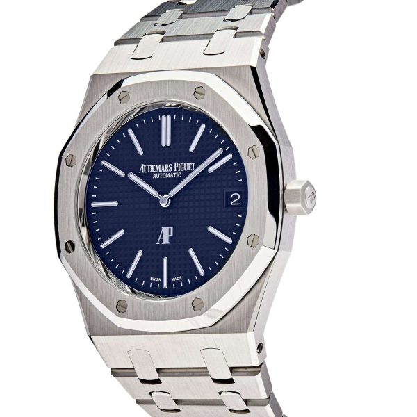 Audemars Piguet Royal Oak Jumbo 50th Anniversary Steel Blue Dial Men's Watch ... Buy Online 