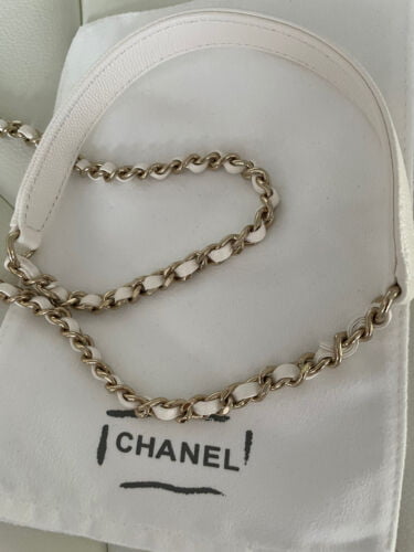 BNWT Chanel Top Handle Bag 22A Extra Mini White Caviar LGHW Buy Online 
