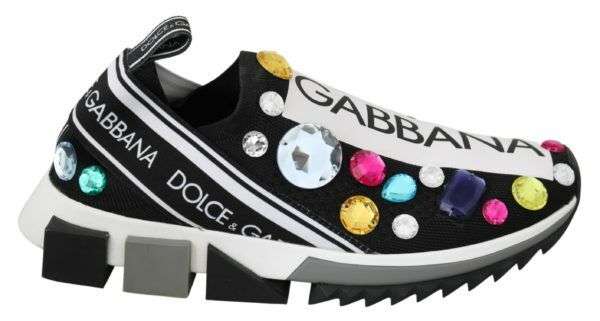 DOLCE & GABBANA CURRENT Sorrento Crystal Sneakers EU35.5 US5.5 UK2.5 Buy Online 