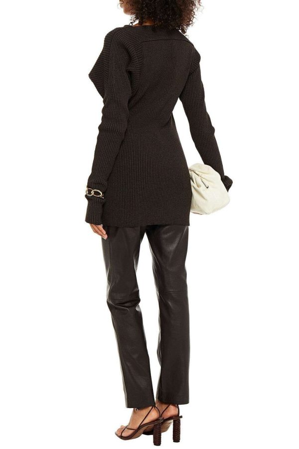 New BOTTEGA VENETA Asymmetric Woven Knit Sweater / Mini Dress - FINAL PRICE!! Buy Online 