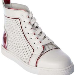 Christian Louboutin Fun Louis Leather Sneaker Women's White 36.5 Buy Online 