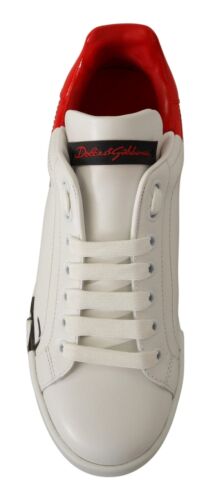 Dolce&Gabbana Portofino Women White Sneakers 100% Leather Trainer Shoes Sz EU 36 Buy Online 