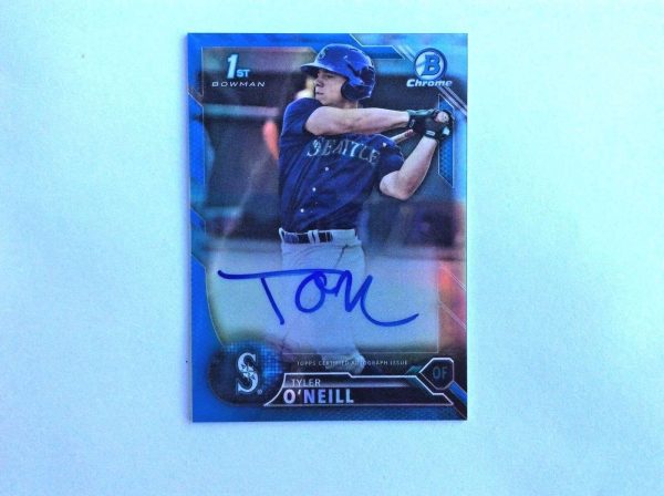 2016 BOWMAN CHROME TYLER O'NEILL AUTO REFRACTOR ROOKIE CARD CPA-TO #1/3 RARE Buy Online 