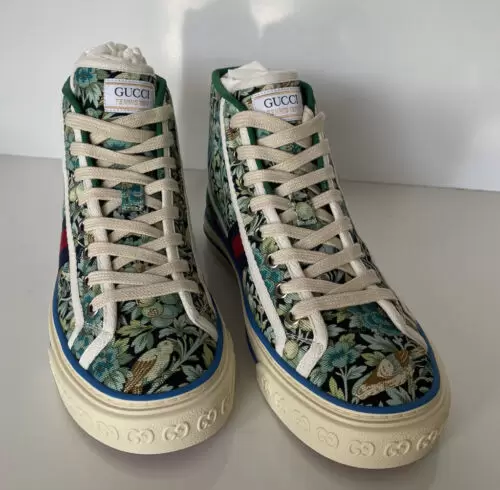 NIB Gucci Floral Love Affair Tennis 77 High-top Sneakers 6.5 US (36.5 Eu) 627838 Buy Online 