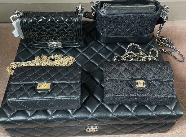NWT Chanel  21A VERY LIMITED EDITION SUCESS STORY SET OF4 MINI BAGS AND TRUNK Buy Online 