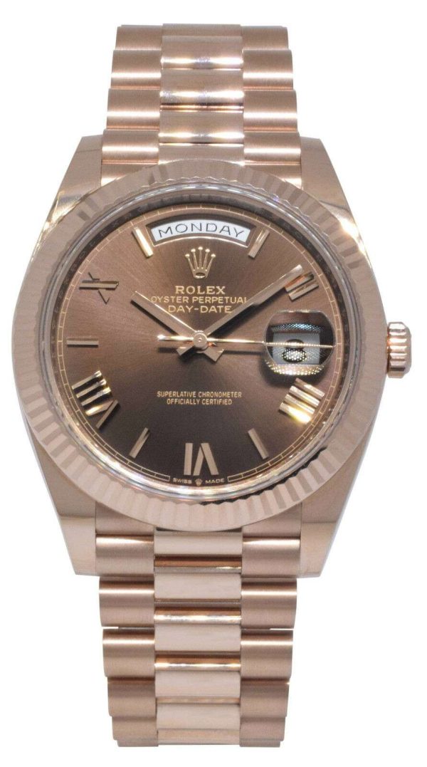 NEW Rolex Day-Date 40 18k Everose Gold  Mens Watch Box/Papers  '21 228235 Buy Online 