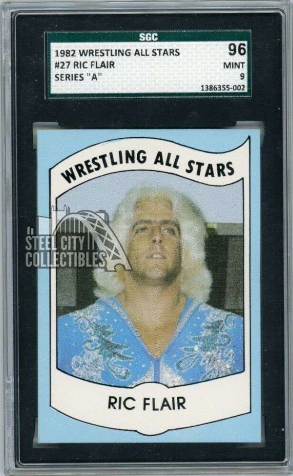 Ric Flair 1982 Wrestling All Stars Series "A" Rookie Card SGC 96-9 Mint Buy Online 