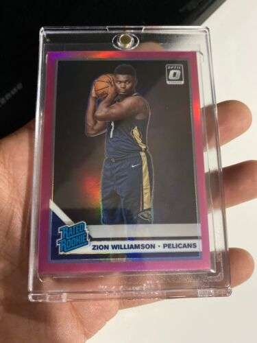 Zion Williamson Optic Pink Rated Rookie Numbered 18-25 Buy Online 