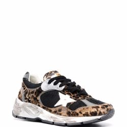 Golden Goose Running Sole Leopard-Patterned Sneakers GWF00199.F002159 Size IT 40 Buy Online 