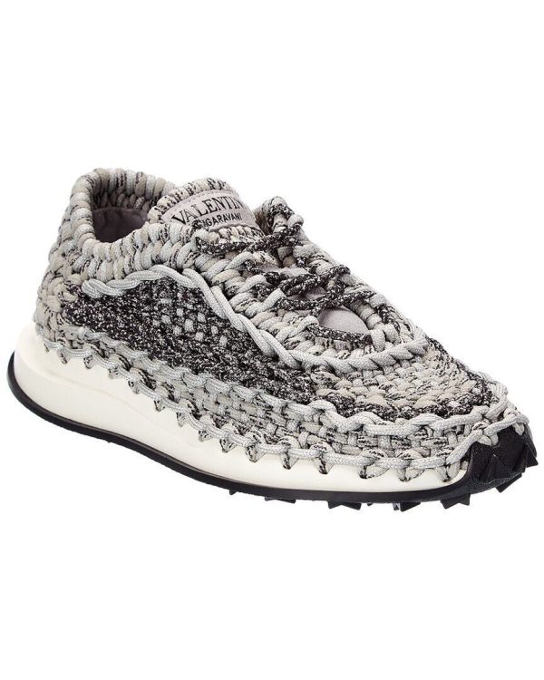 Valentino Crochet Sneaker Women's Grey 36 Buy Online 
