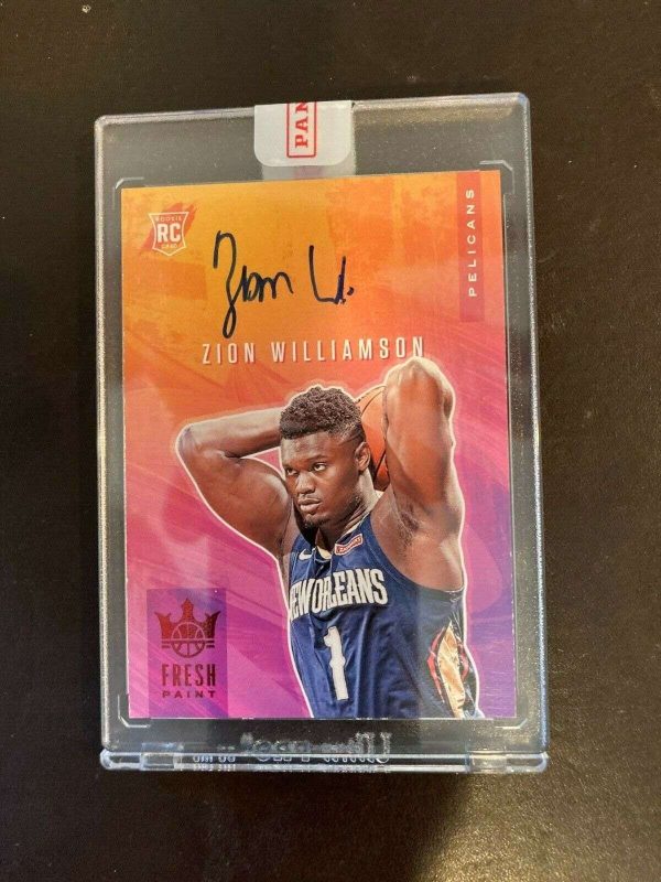 2019-20 Panini Court Kings Fresh Paint Ruby Zion Williamson RC Rookie AUTO 20/49 Buy Online 
