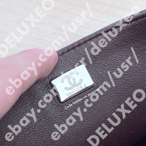Auth CHANEL Classic Small Double Flap Caviar Silver Black Bag Handbag Buy Online 