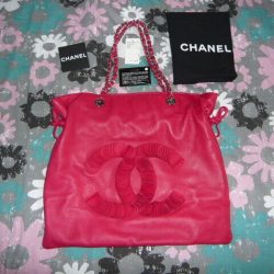 CLEARANCE ! CHANEL 3D CC Lambskin Drawstring Shoulder Bag, Dark Pink, BNWT Buy Online 