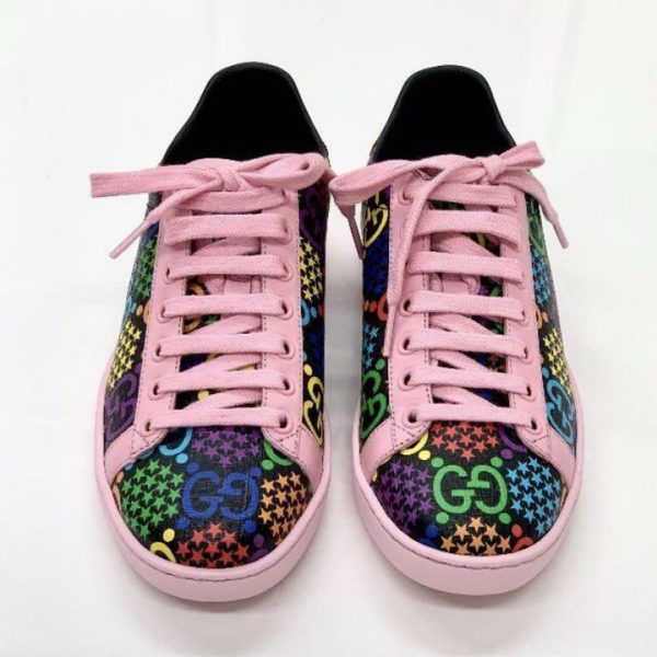 Women 5.0Us Gucci Psychedelic Ace Gg Star Sneaker Multi Colored Buy Online 