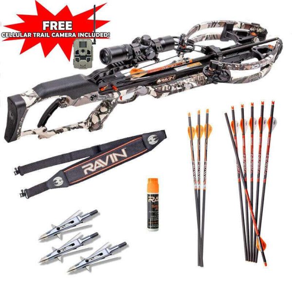 Ravin R10 Crossbow Ready-to-Hunt Package - Sling, 6 Extra Arrows, and Broadheads Buy Online 