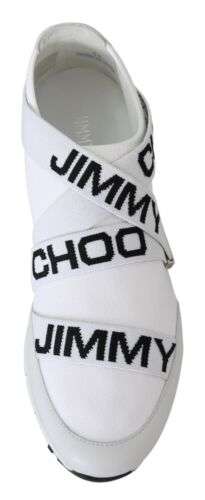 Jimmy Choo Toronto Women White Sneakers Nappa Leather Printed Athletic Trainers Buy Online 