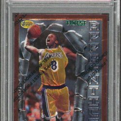 Lakers Kobe Bryant 1996 Topps Finest #74 w/ Coating Rookie Card 10 PSA Slabbed Buy Online 