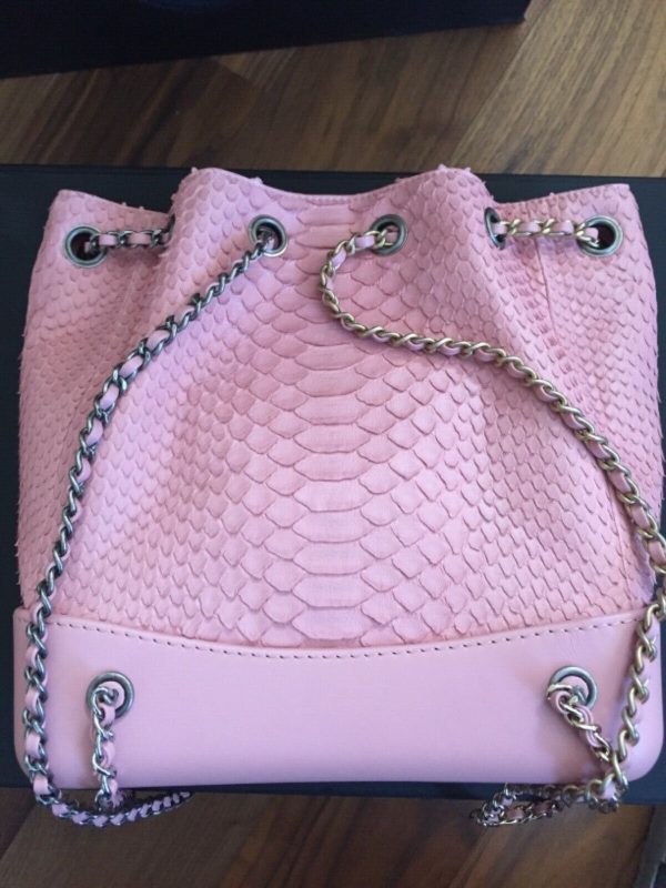 CHANEL Gabrielle Python Leather Backpack *New* w/ tags,camellia,shopping bag Buy Online 