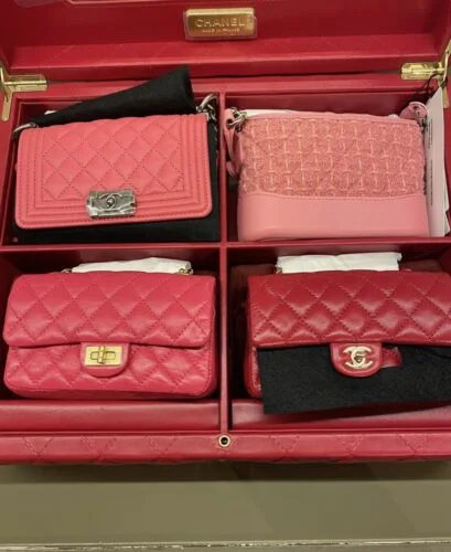 Chanel 4 limited edition mini bags: Boy Bag,Reissue 2.55, Gabrielle,Classic Flap Buy Online 