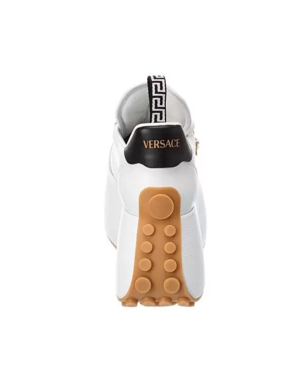 Versace Triplatform Leather Sneaker Women's Buy Online 